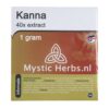 Kanna 40x extract – 1 gram