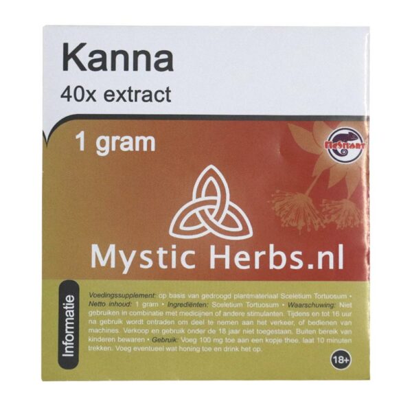 Kanna 40x ekstrakt - 1 gram