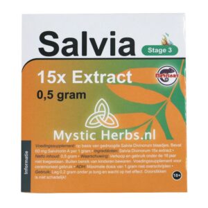 Salvia Mystic 15X Extract - 0,5 grame